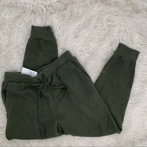 Frame Vintage Green Sweats Women’s Size S NWT $158